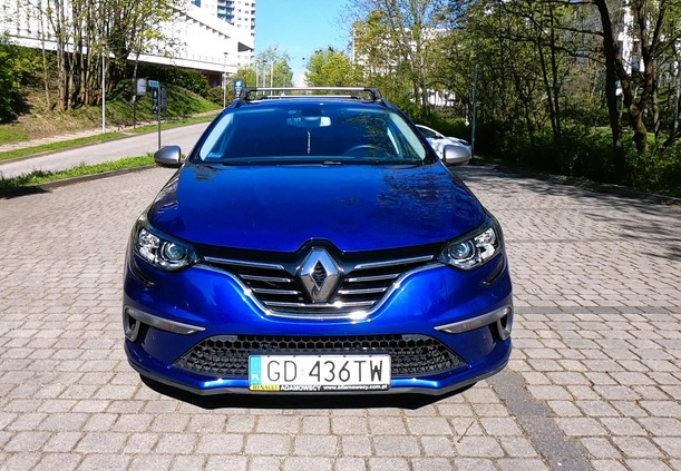 Renault Megane cena 69000 przebieg: 45000, rok produkcji 2018 z Gdańsk małe 137